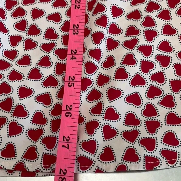 Talbots Patriotic Hearts button up shirt ❤️💙 - Picture 9 of 9